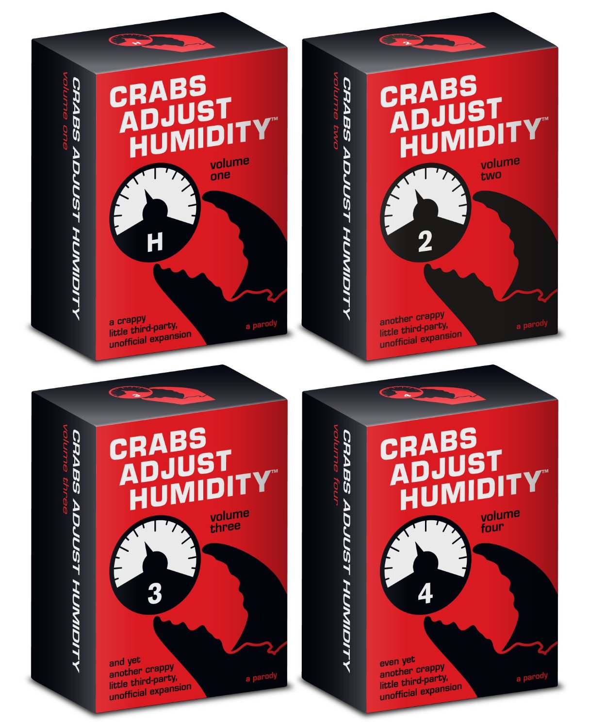 Crabs Adjust Humidity-Vol Three; Parody Expansion Cards Against Humanity NEW! 